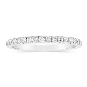 Luminesce Lab Grown 1/4 Carat Diamond Eternity Ring in Sterling Silver Shiels