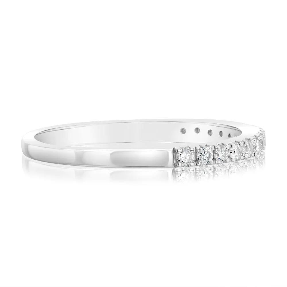 Luminesce Lab Grown 1/4 Carat Diamond Eternity Ring in Sterling Silver Shiels
