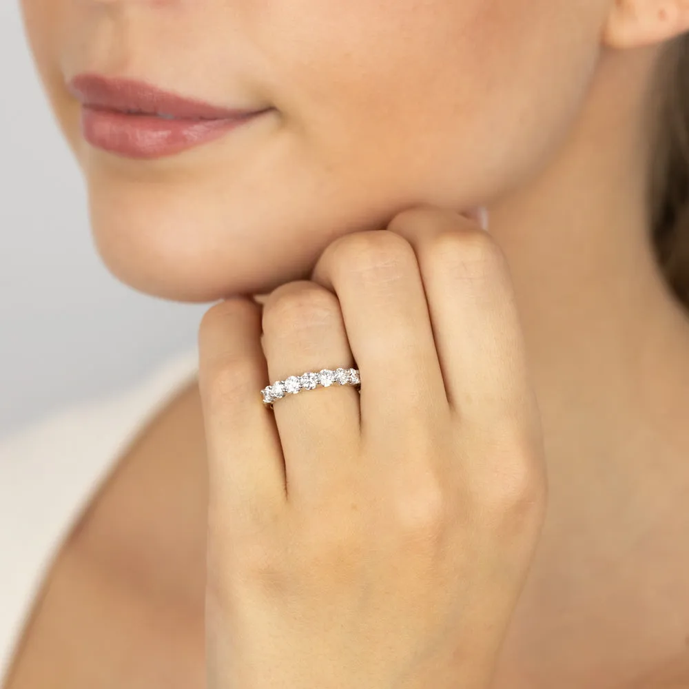 Luminesce Lab Grown 18ct Yellow Gold 1 Carat Diamond Eternity Ring Shiels