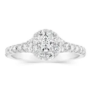 Luminesce Lab Grown 9ct White Gold 3/4 Carat Diamond Ring Shiels