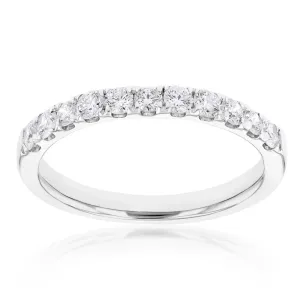 Luminesce Lab Grown Diamond 1/2 Carat Eternity Ring in 9ct White Gold Shiels