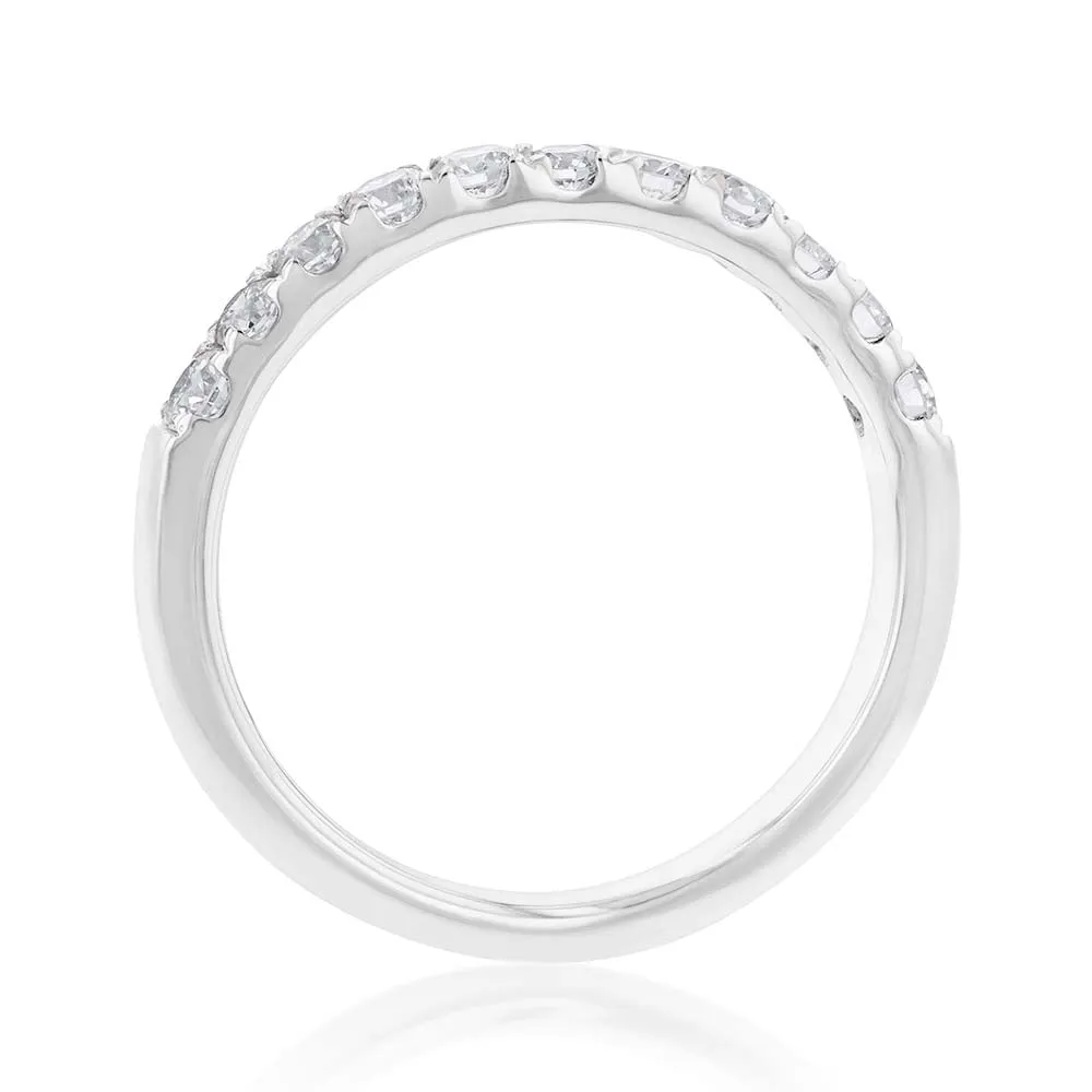 Luminesce Lab Grown Diamond 1/2 Carat Eternity Ring in 9ct White Gold Shiels