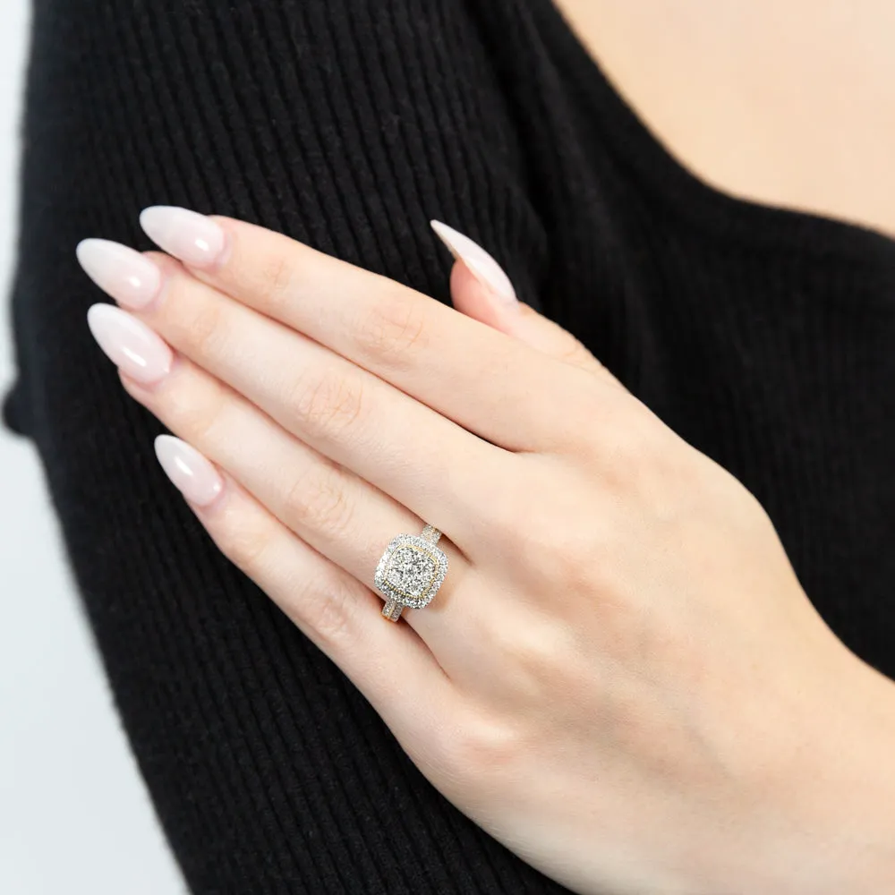 Luminesce Lab Grown Diamond 1/2 Carat Ring Set in 9 Carat Yellow Gold Shiels