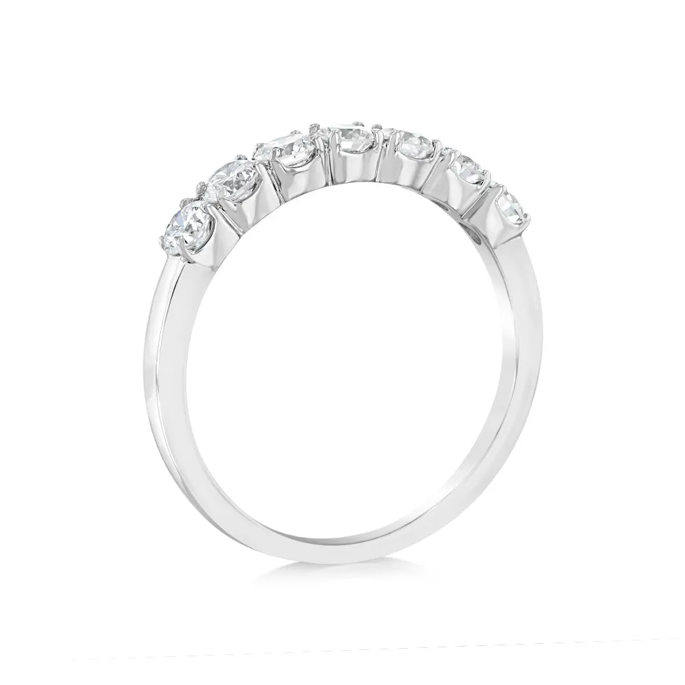 Luminesce Lab Grown Platinum 0.70 Carat Diamond Eternity Ring Shiels