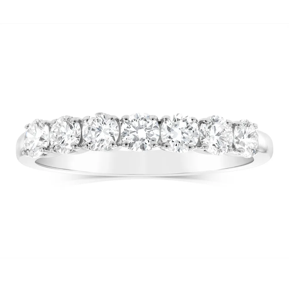 Luminesce Lab Grown Platinum 0.70 Carat Diamond Eternity Ring Shiels