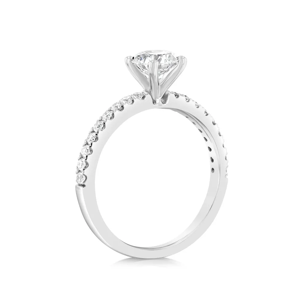 Luminesce Lab Grown Platinum 1 Carat Diamond Engagement Ring Shiels
