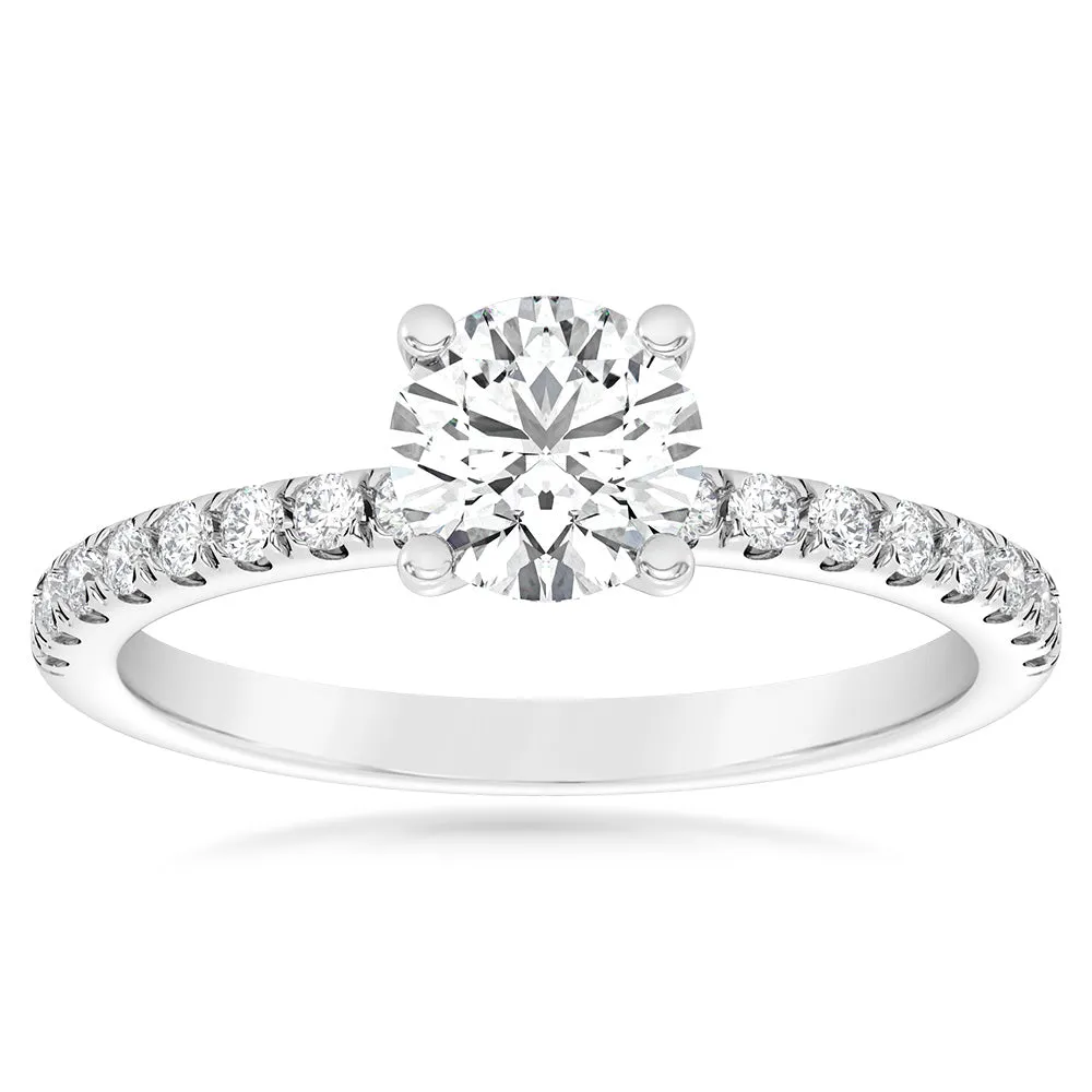 Luminesce Lab Grown Platinum 1 Carat Diamond Engagement Ring Shiels