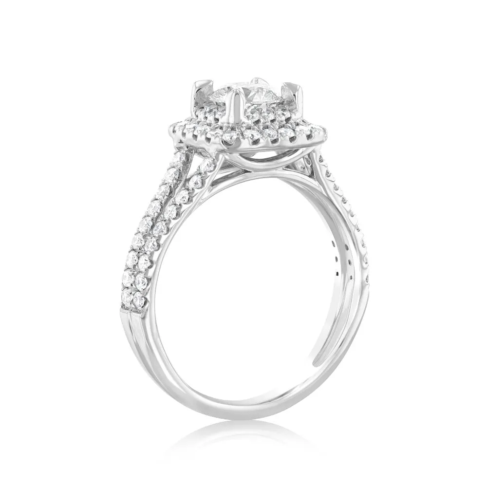 Luminesce Lab Grown Platinum 1.2 Carat Diamond Engagement Ring Shiels
