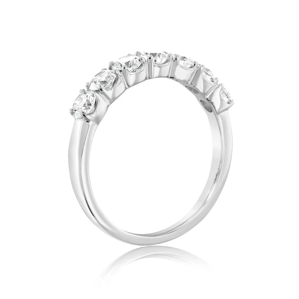 Luminesce Lab Grown Platinum 1Carat Diamond Eternity Ring Shiels