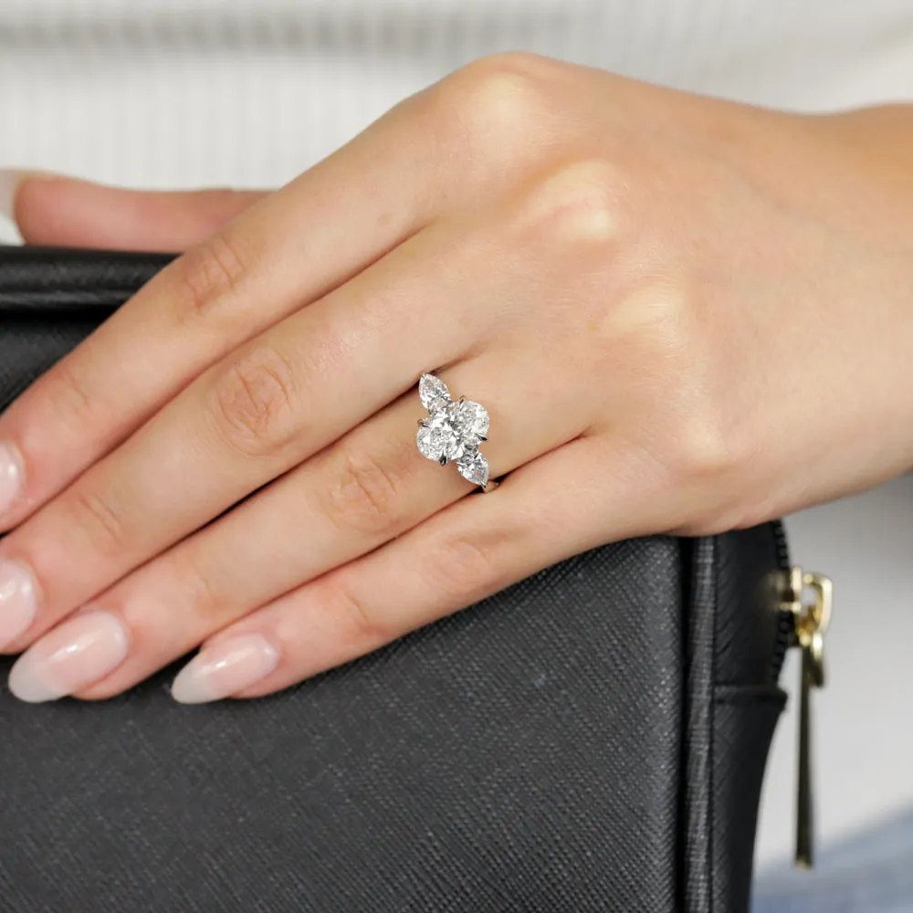 Luminesce Lab Grown Platinum 2.6 Carat Diamond Engagement Ring Shiels