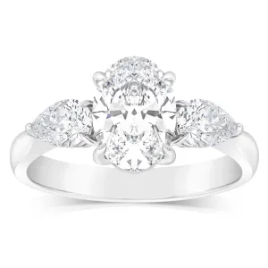Luminesce Lab Grown Platinum 2.6 Carat Diamond Engagement Ring Shiels