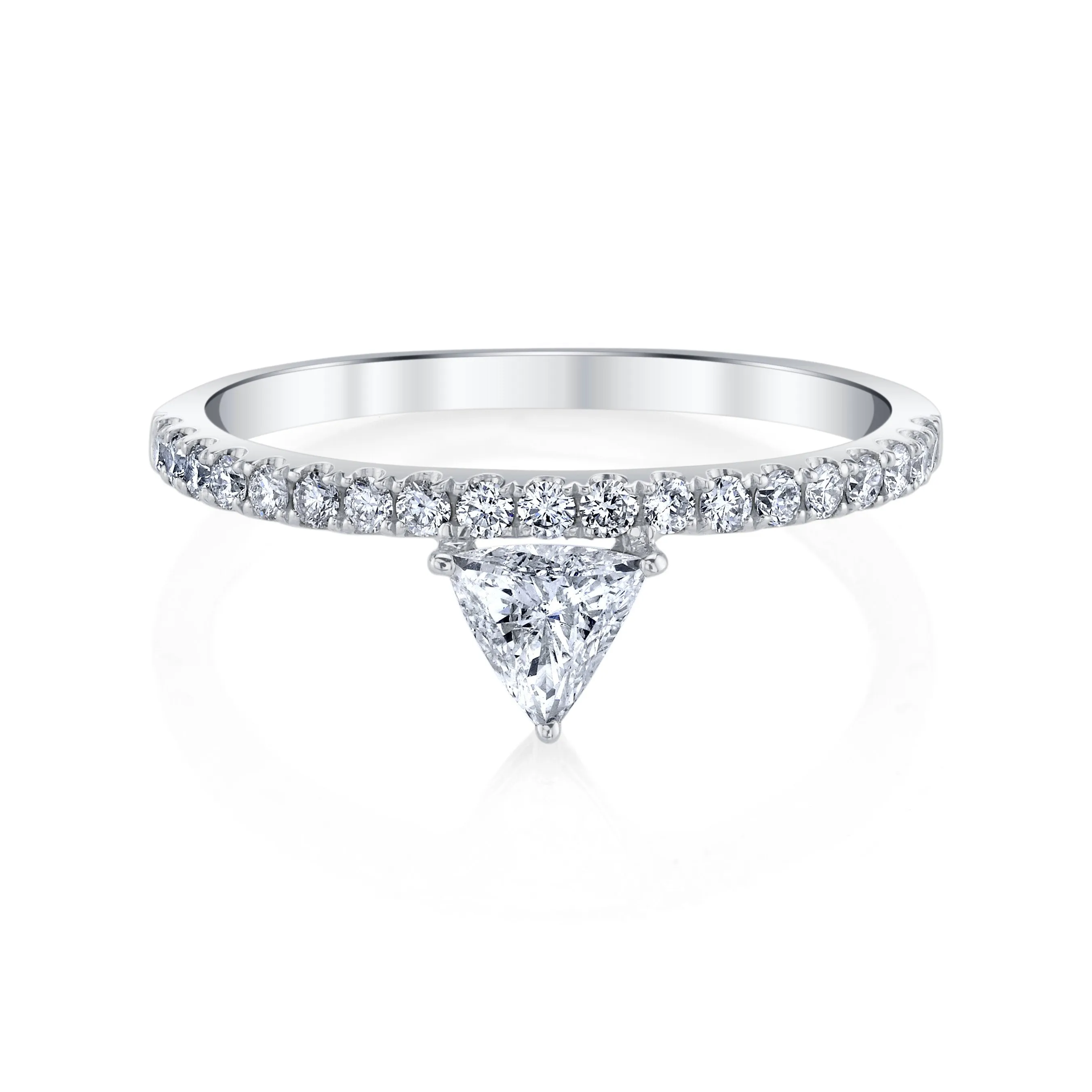 LUXE TRIANGLE DIAMOND RING Anita Ko