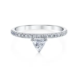 LUXE TRIANGLE DIAMOND RING Anita Ko