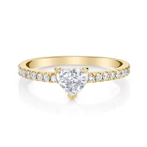 ME/YOU HEART DIAMOND PAVE RING Anita Ko