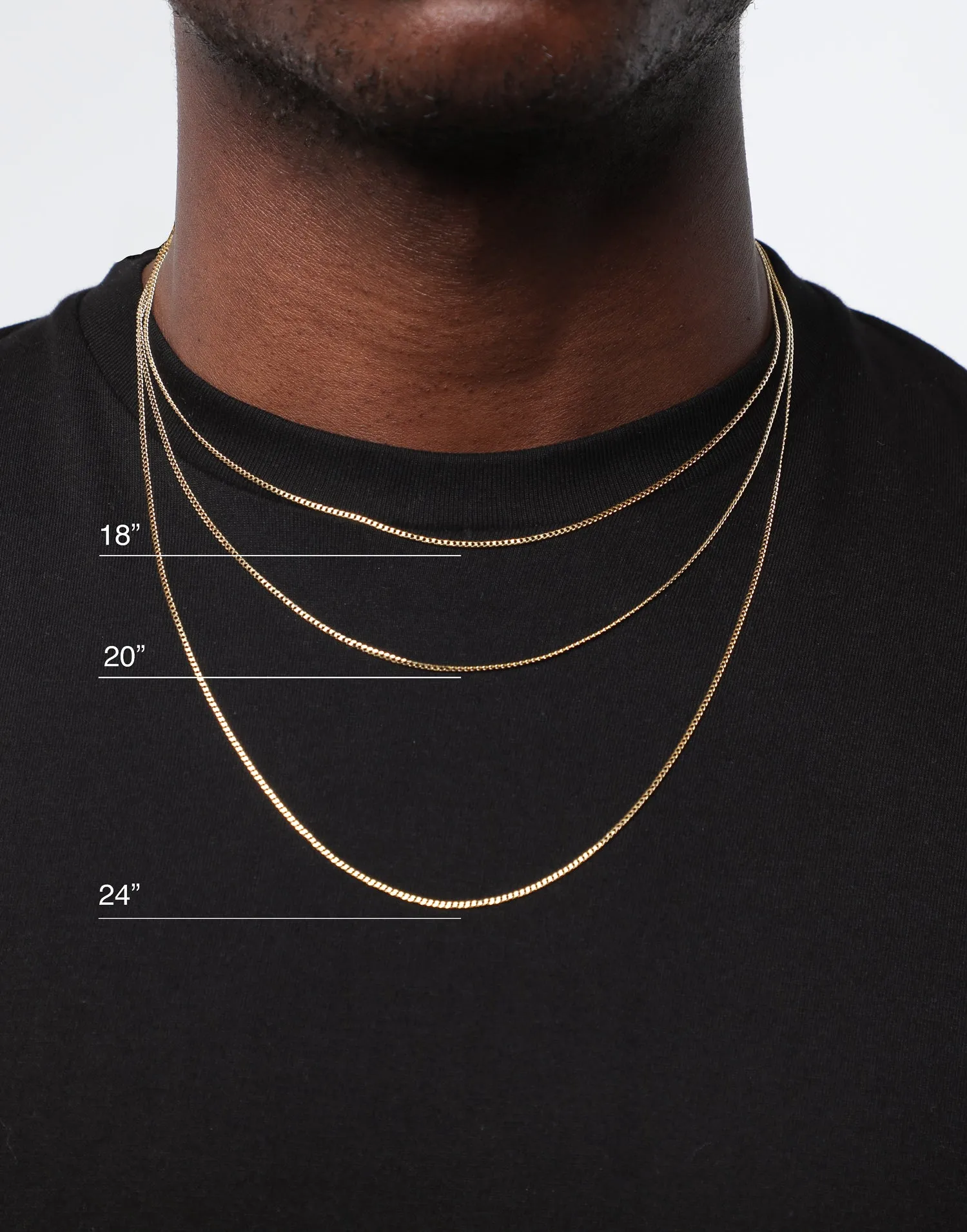 Mister Micro Curb Chain 14KT Gold