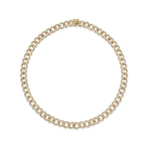 NAPLES DIAMOND CHAIN LINK CHOKER Anita Ko