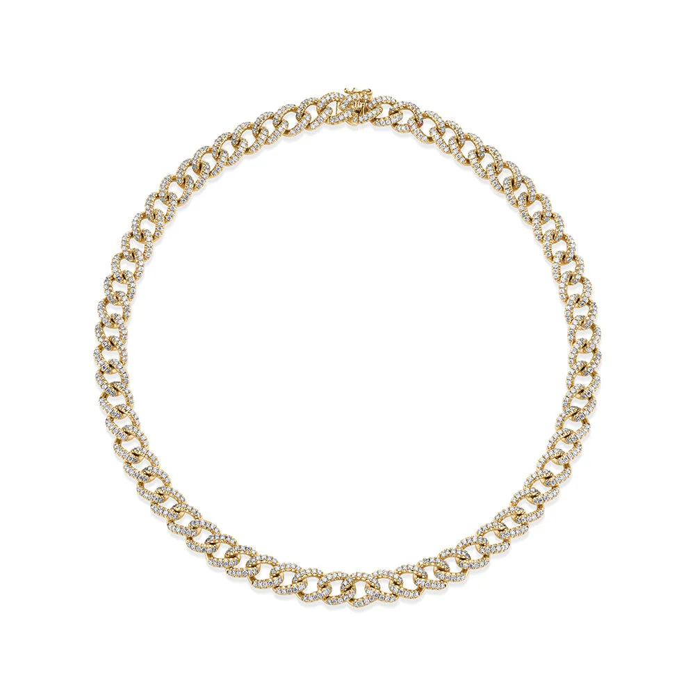 NAPLES DIAMOND CHAIN LINK CHOKER Anita Ko