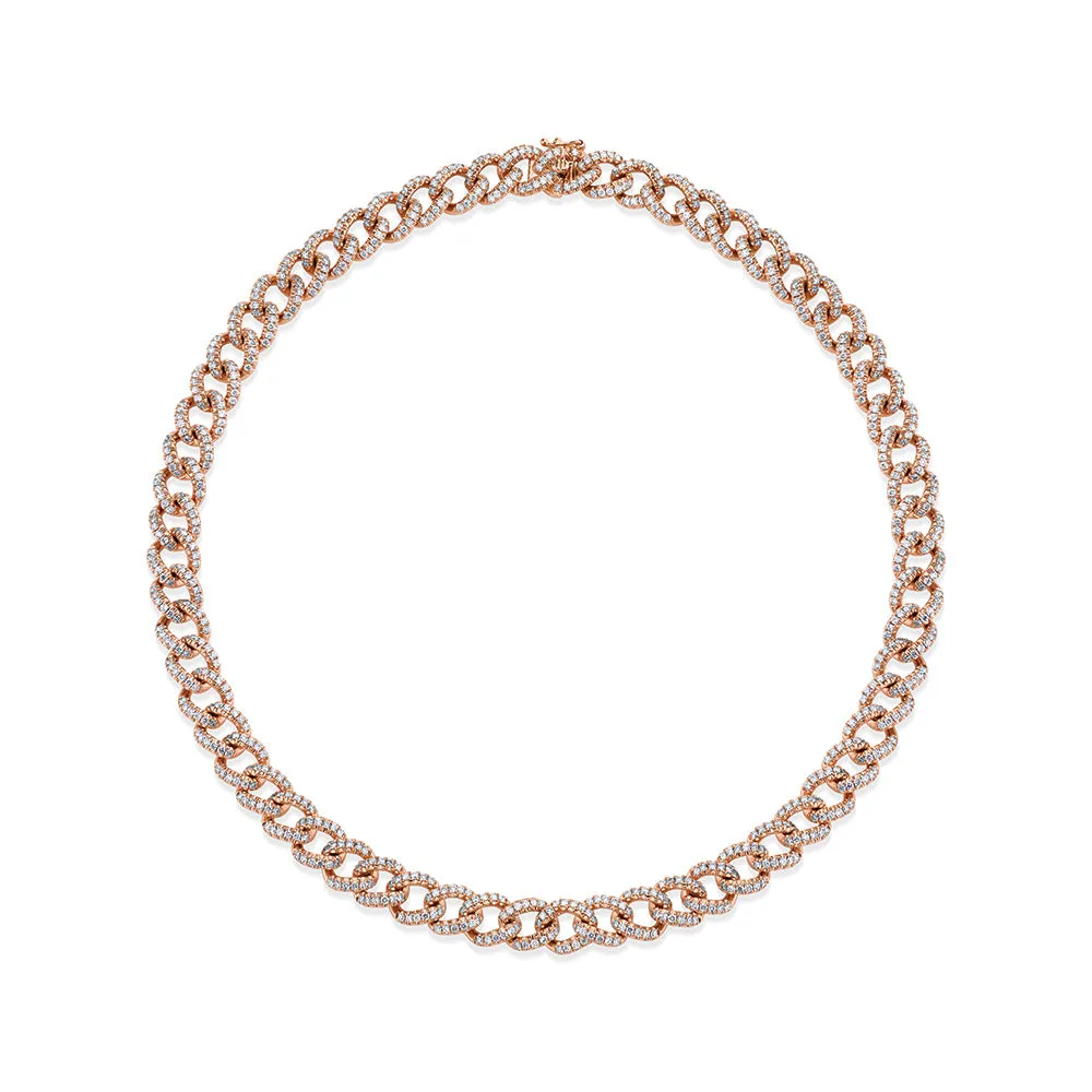 NAPLES DIAMOND CHAIN LINK CHOKER Anita Ko