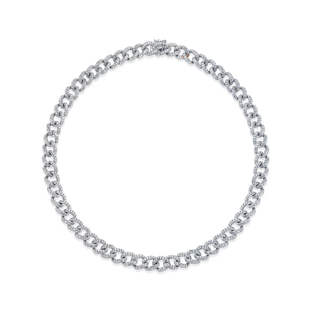 NAPLES DIAMOND CHAIN LINK CHOKER Anita Ko