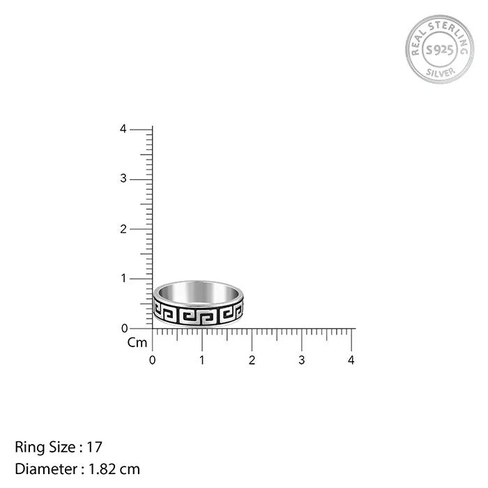 Oxidised Silver Ultimate Drip Ring For Him Giva