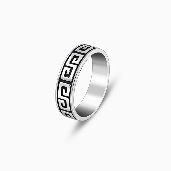 Oxidised Silver Ultimate Drip Ring For Him Giva