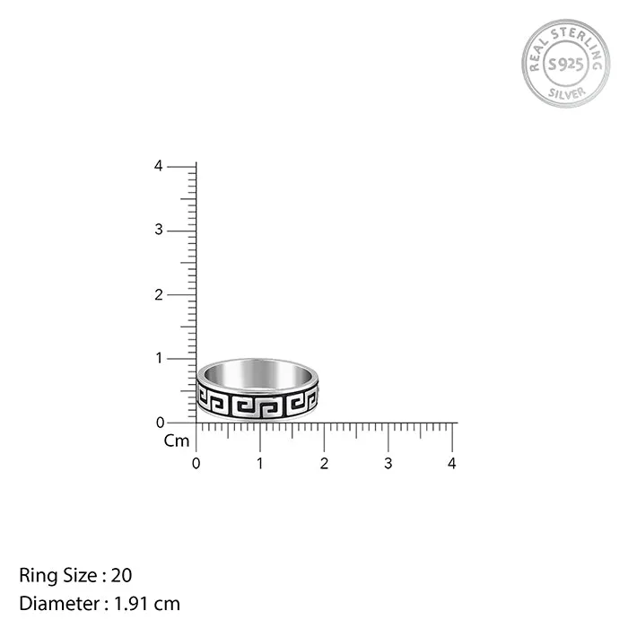 Oxidised Silver Ultimate Drip Ring For Him Giva