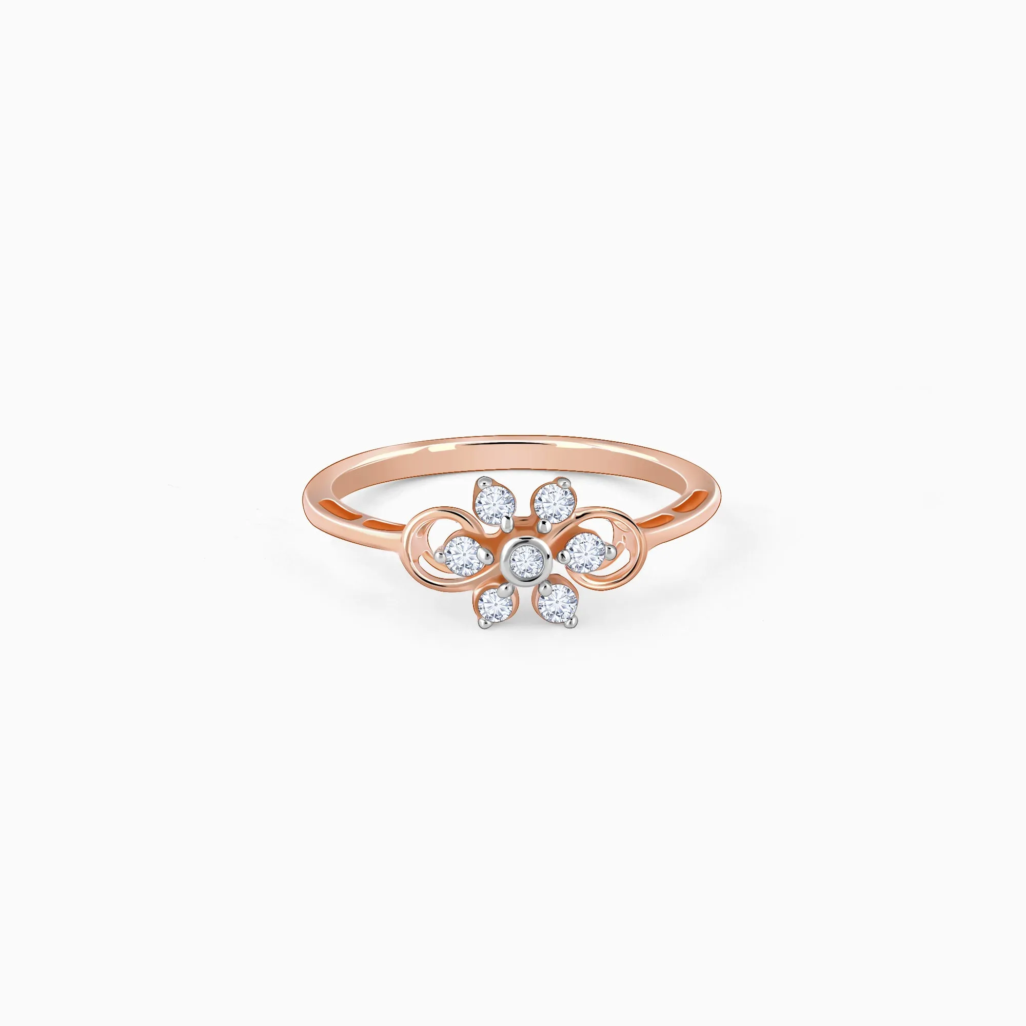 Rose Gold Aconite Diamond Ring Giva