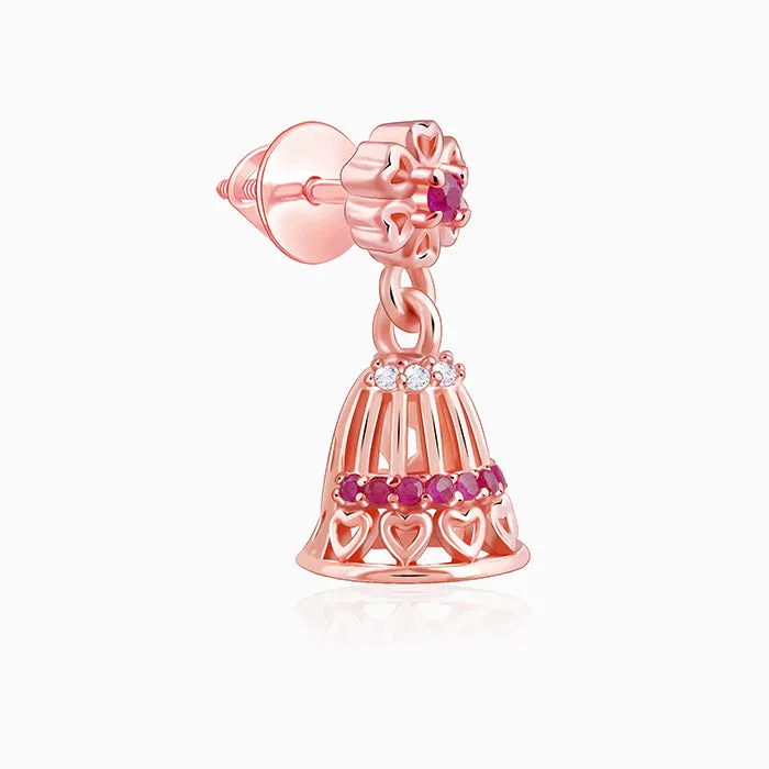 Rose Gold Ahilya Jhumki Giva