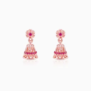Rose Gold Ahilya Jhumki Giva