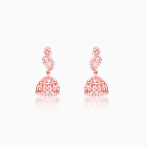 Rose Gold Amroha Jhumki Earrings Giva