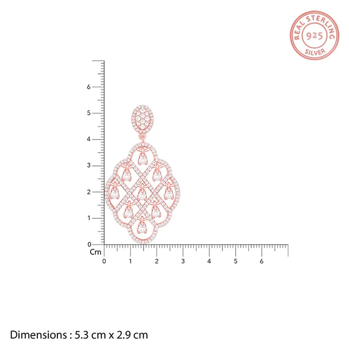 Rose Gold Bask In The Beauty Earrings Giva