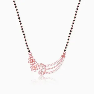 Rose Gold Binding Love Mangalsutra Giva
