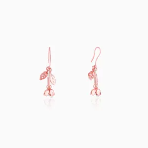 Rose Gold Blooming Brahma Earrings Giva