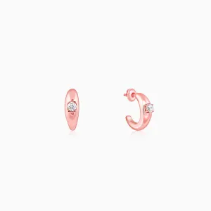 Rose Gold Blush Affair J Stud Earrings Giva