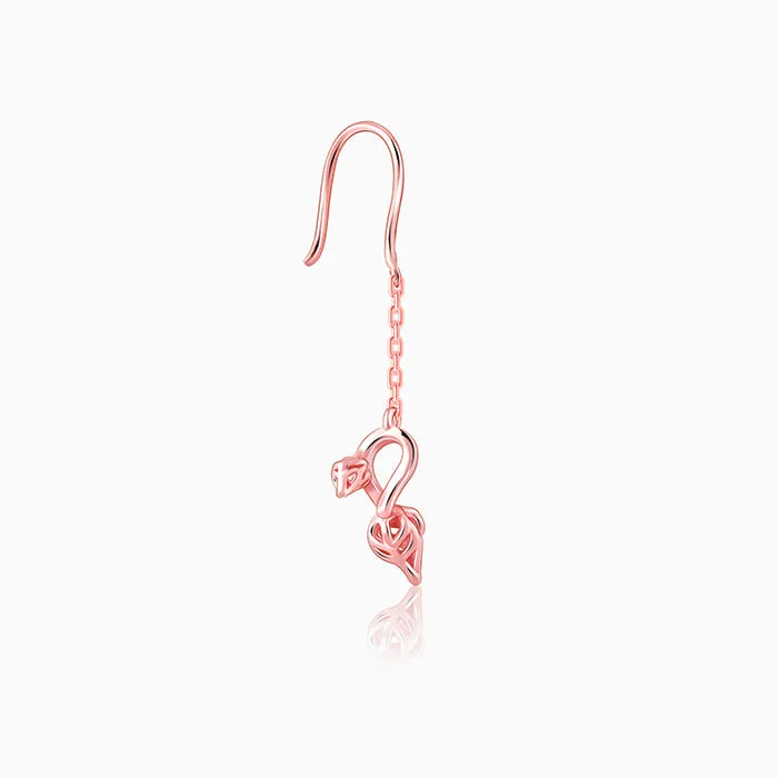 Rose Gold Brahma Kamal Bud Earrings Giva