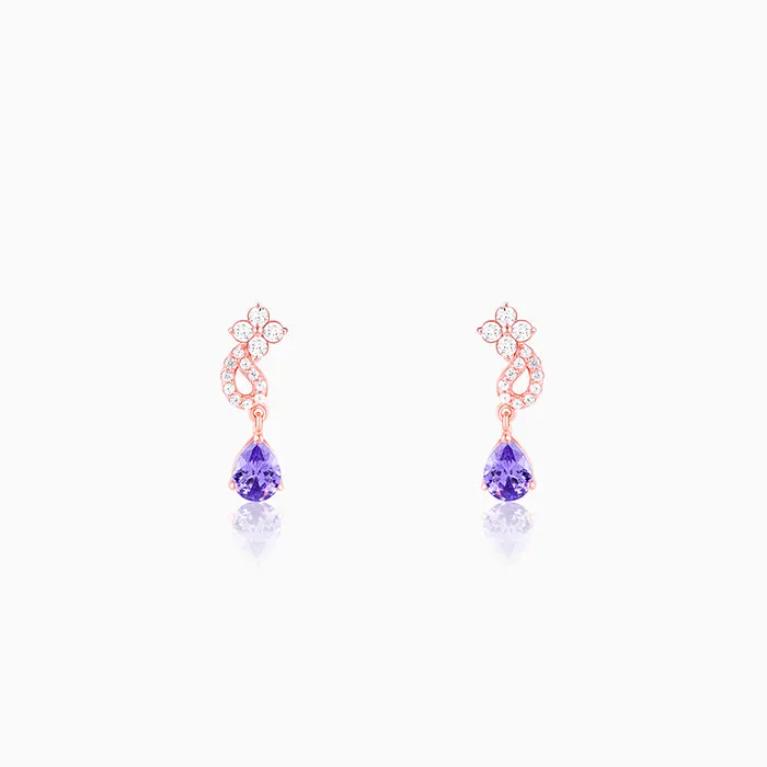 Rose Gold Bridal Celebration Earrings Giva