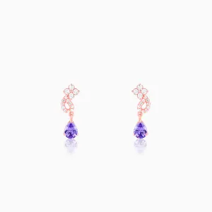 Rose Gold Bridal Celebration Earrings Giva