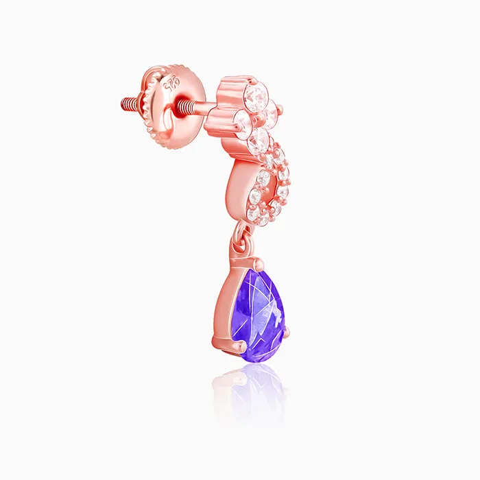 Rose Gold Bridal Celebration Earrings Giva