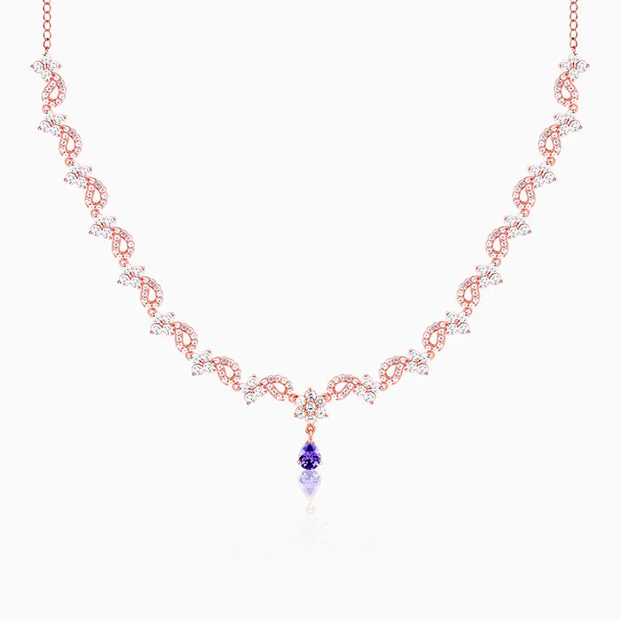 Rose Gold Bridal Celebration Necklace Giva