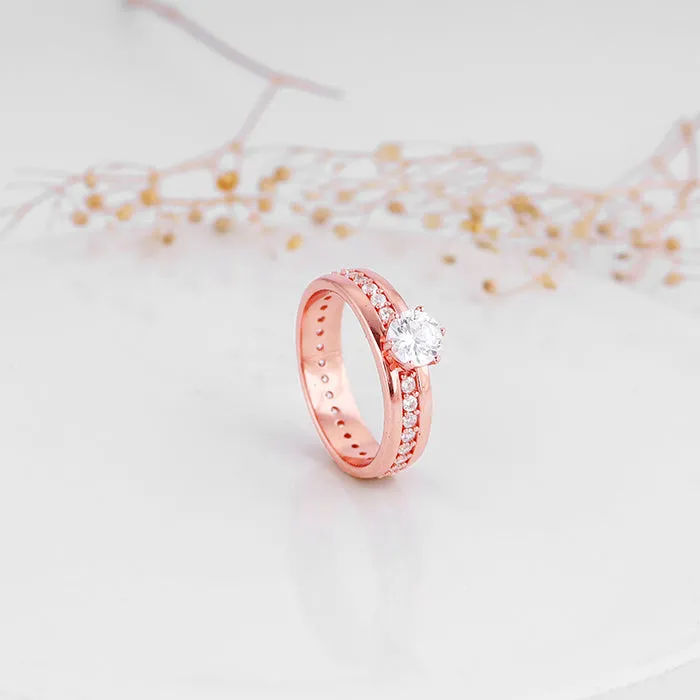 Rose Gold Bright Trail Ring Giva