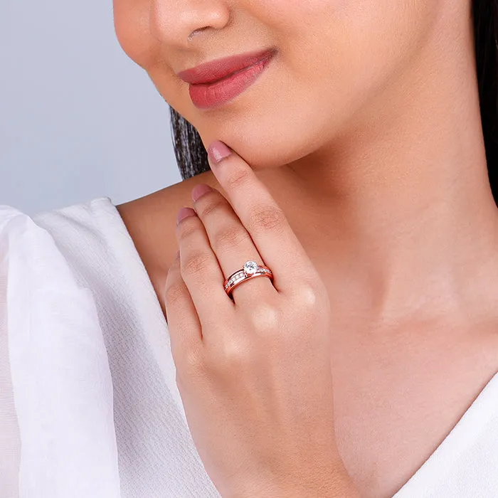 Rose Gold Bright Trail Ring Giva