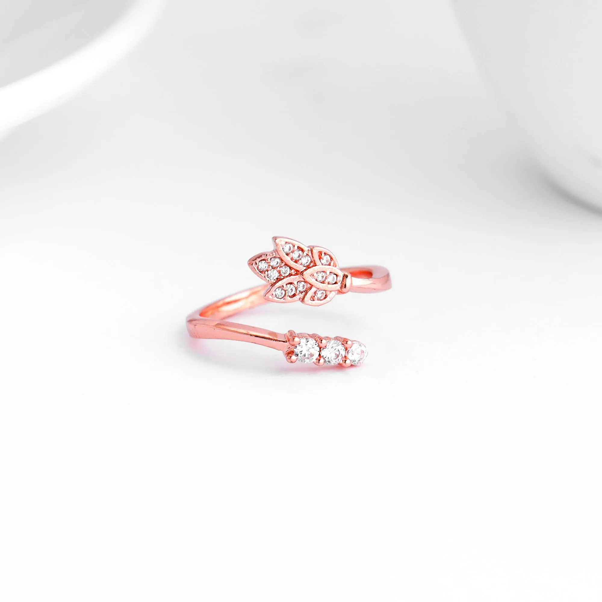 Rose Gold Bud of Beauty Ring Giva