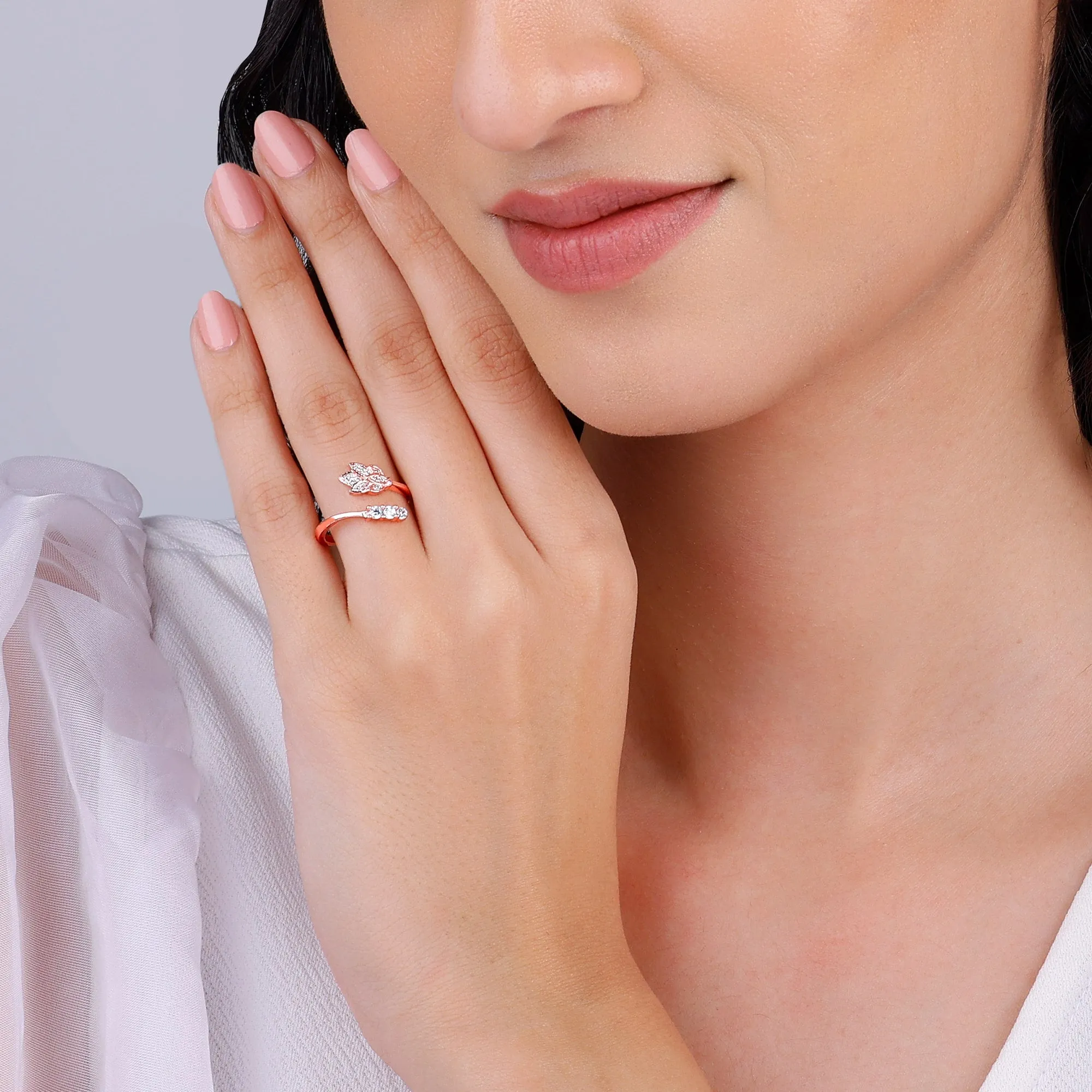 Rose Gold Bud of Beauty Ring Giva