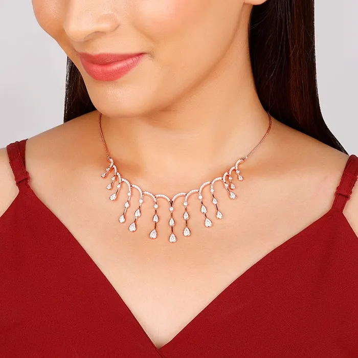 Rose Gold Celebration Necklace Giva