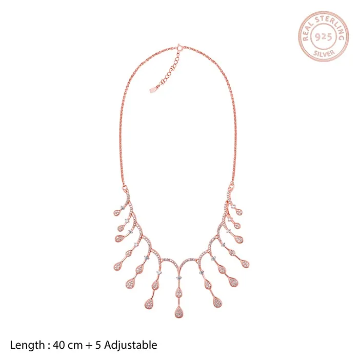Rose Gold Celebration Necklace Giva