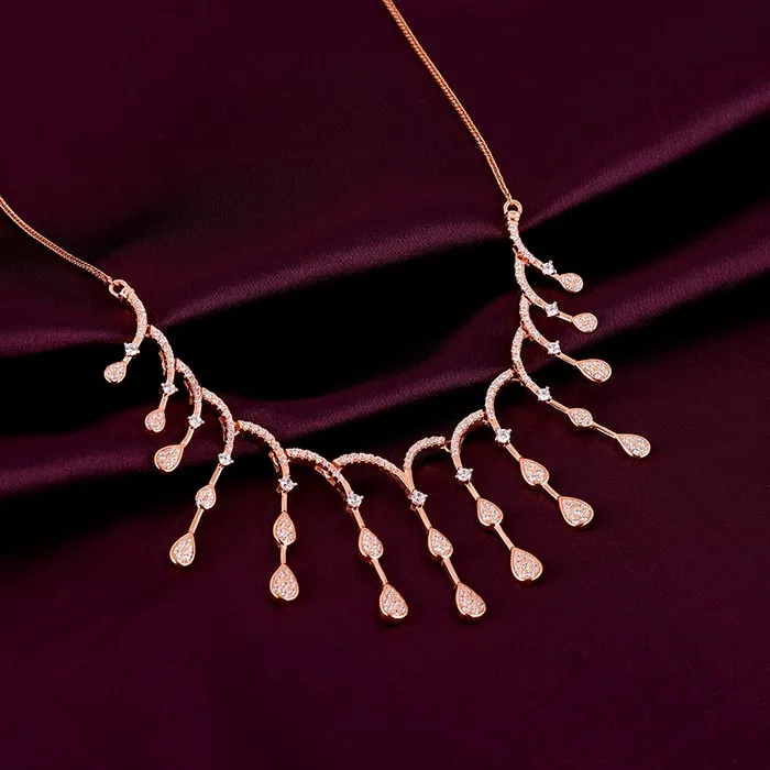 Rose Gold Celebration Necklace Giva