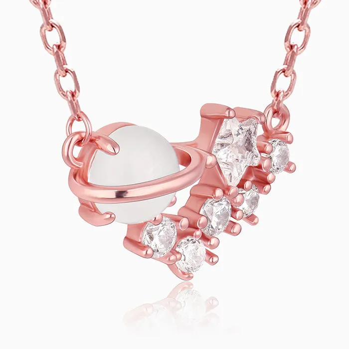 Rose Gold Celestial Love Necklace Giva