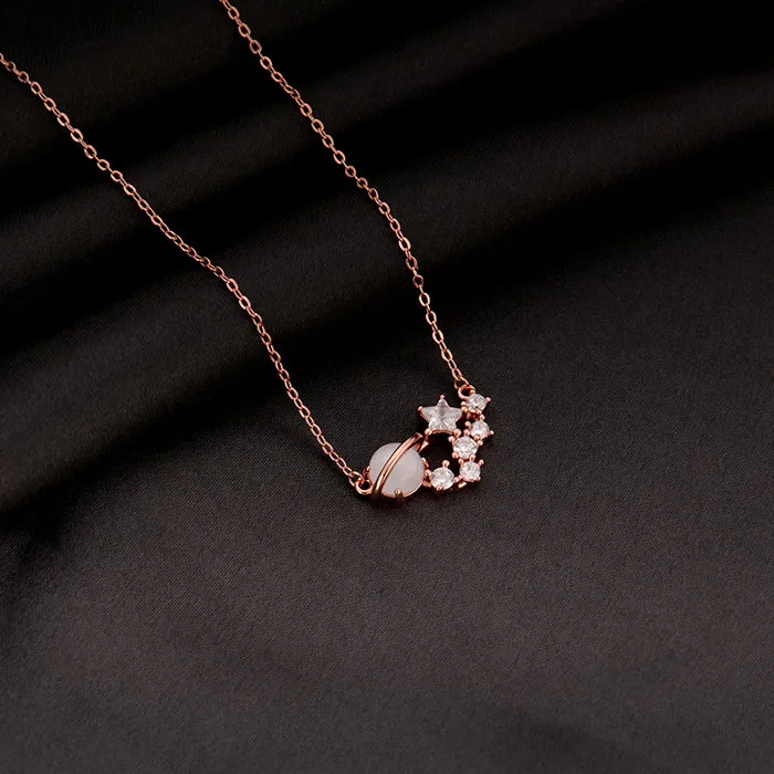 Rose Gold Celestial Love Necklace Giva