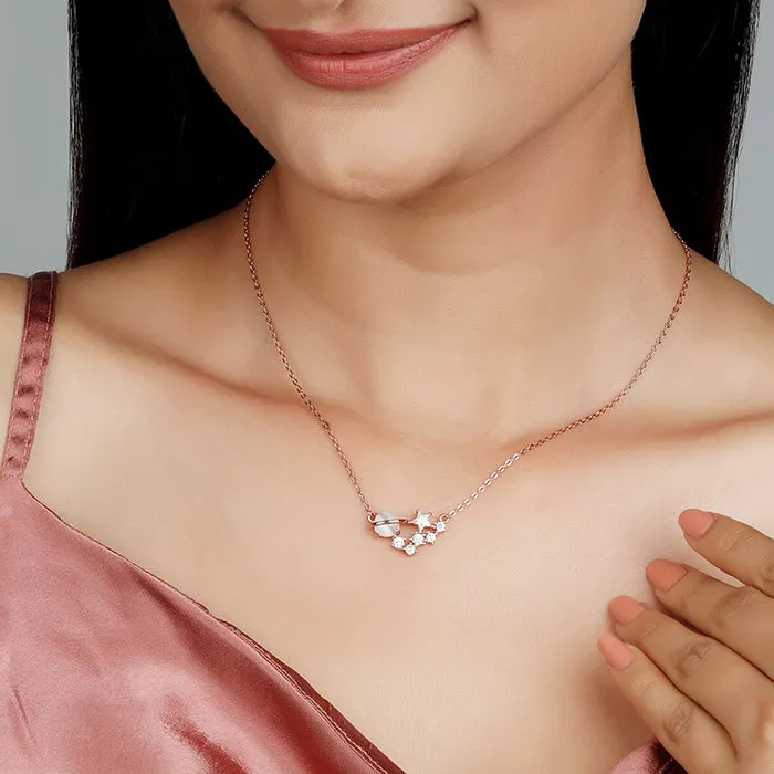 Rose Gold Celestial Love Necklace Giva