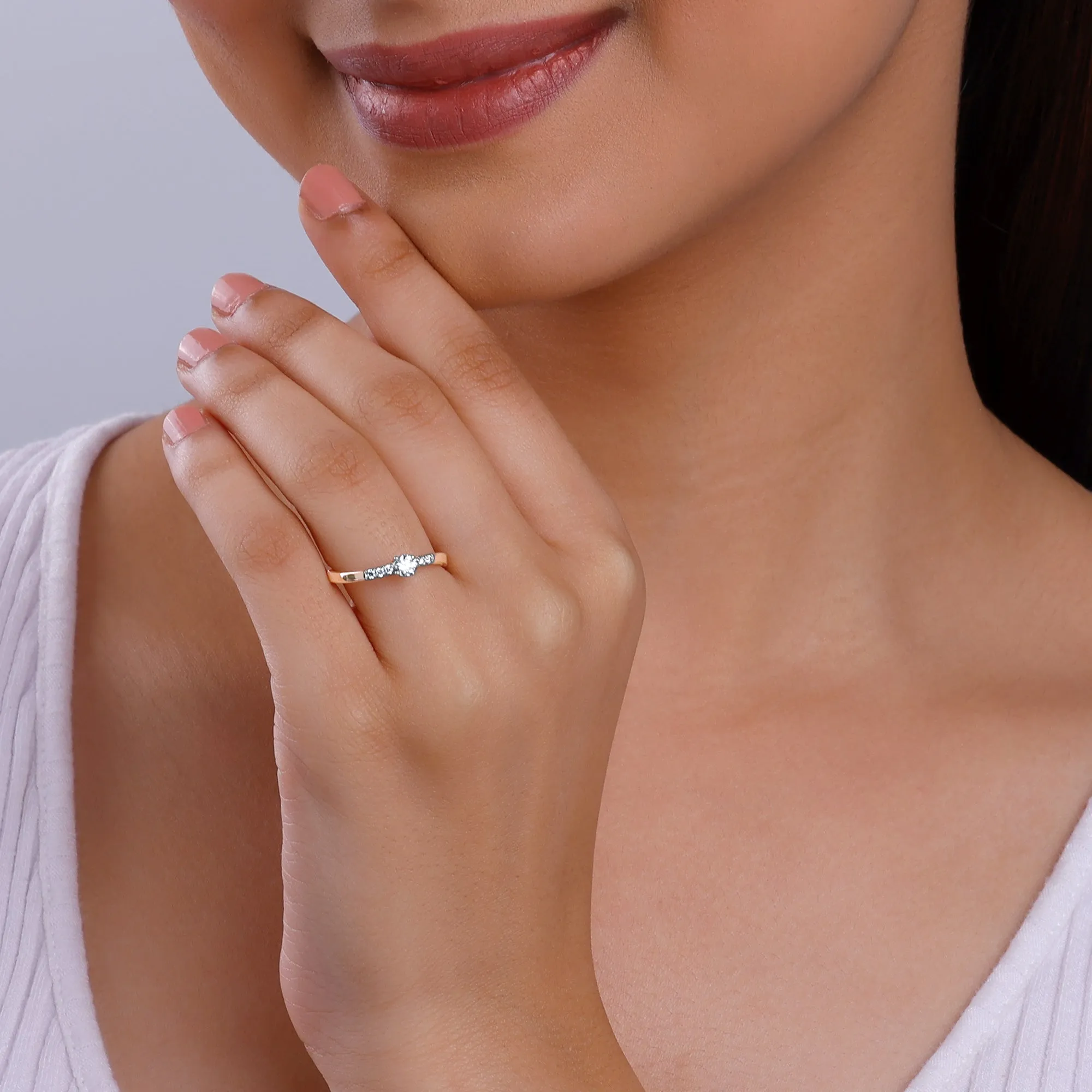 Rose Gold Classic You Diamond Ring Giva